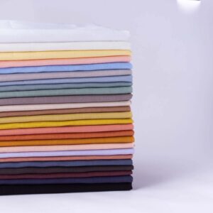 linenshina8055 (1) 55% Ramie 45% Tencel 80g/m² - Lightweight Twill Fabric with Subtle Sheen for Summer #8055