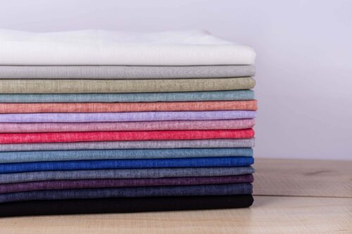 55% Ramie 45% Tencel 80g/m² - Tie-Dye Effect Textured Fabric for Artistic Garments #8056