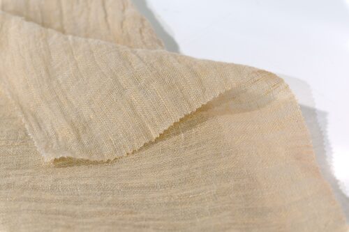 微信图片_20250610181029 2026 S/S Trend Sandwashed Linen Fabric 130g Breathable Trendy Tops/Suits Natural Wrinkled Texture OEKO-TEX Certified MOQ 1m for Shirts