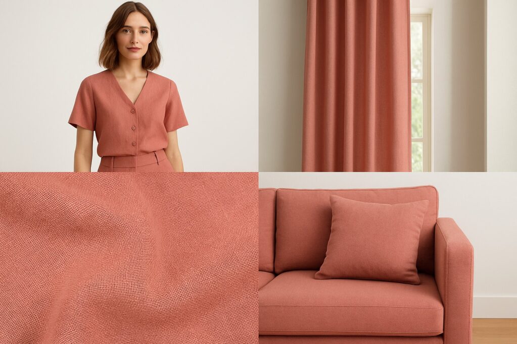 Washed Pure Linen Fabric - 198g, 138cm Width, 100% Linen - Soft Spring Autumn Material #4821 10 20250710 1602 亚麻面料细节展示 remix 01jzsnmf3sfry9102rrd3wamnp