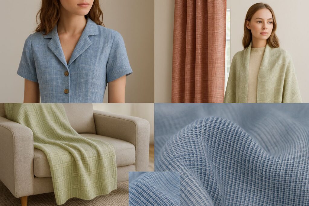 Lightweight Linen Fabric - 126g/sqm, 138cm Width, Cool & Textured for Summer Apparel #9603 7 20250710 1900 亚麻面料细节图 remix 01jzszszjbfndseh65zapm8zwa