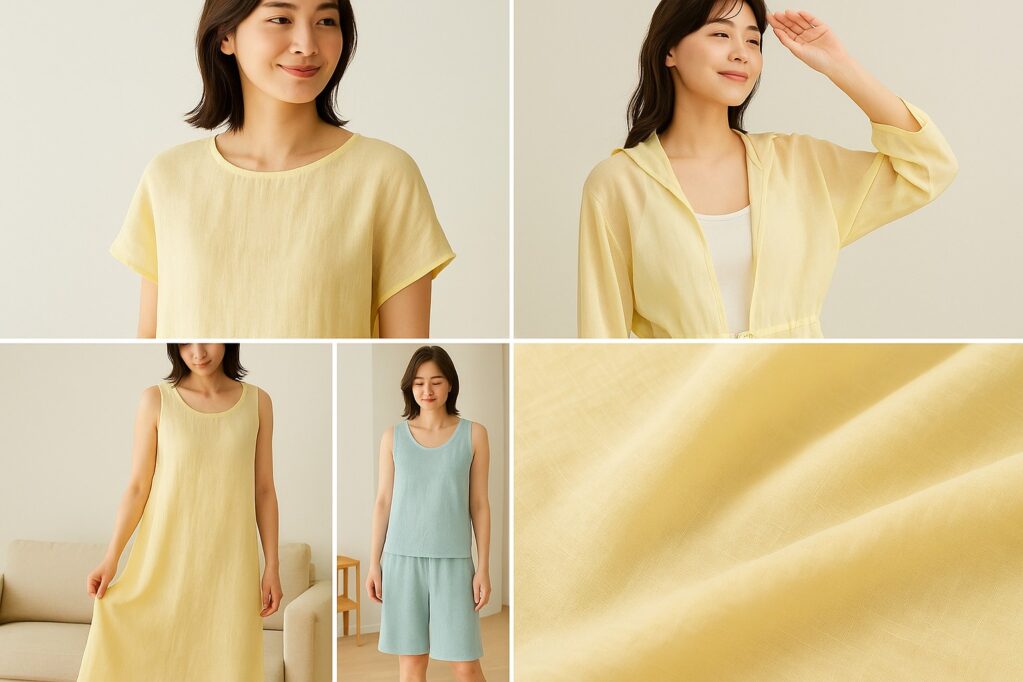 100% Ramie 55gsm High Density Fabric - Summer Breathable Textile for Clothing - Wholesale Manufacturer 9 804202