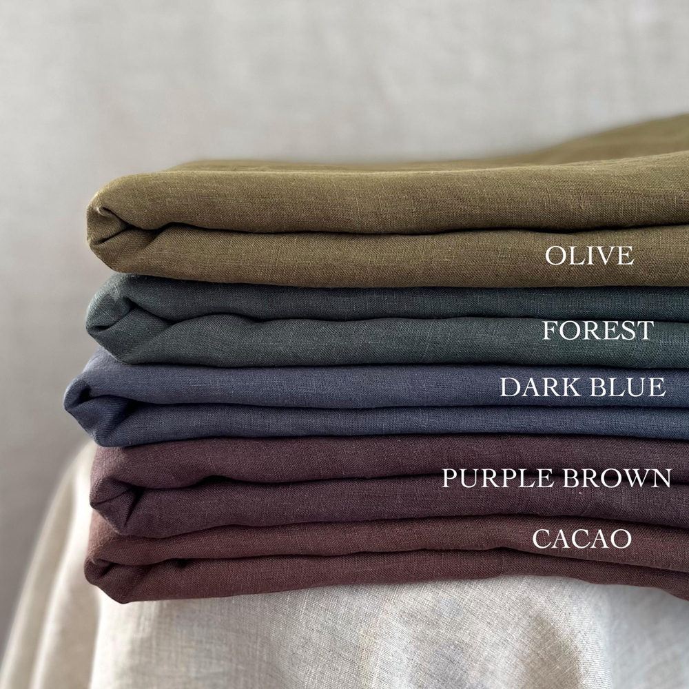 Washed Linen Fabric - 176g/sqm, 138cm Width, Pre-Wrinkled & Breathable for Natural Style Clothing #9602 3 DM 20250708140843 001