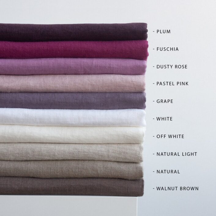 Stock 100%Linen Yarn Dyed Plain Linen Fabric Sample Card Swatches for Clothing #8041 3 DM 20250709144808 001 1