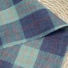 MZC_1536 #8589 New Arrival 100%linen Flax Yarn Dyed Check Fabric Textile Woven Plaid Fabric for Garment Shirts