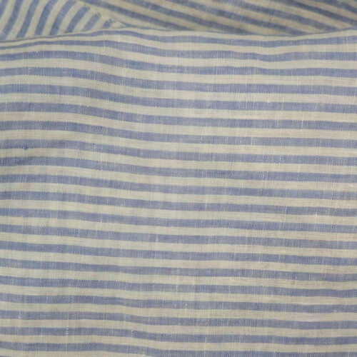 主图_005 #1244 New Arrival Stripe Woven Shirts Yarn-Dyed French Linens 100% Sustainable Linen Fabric for Clothing for Boys and Girls