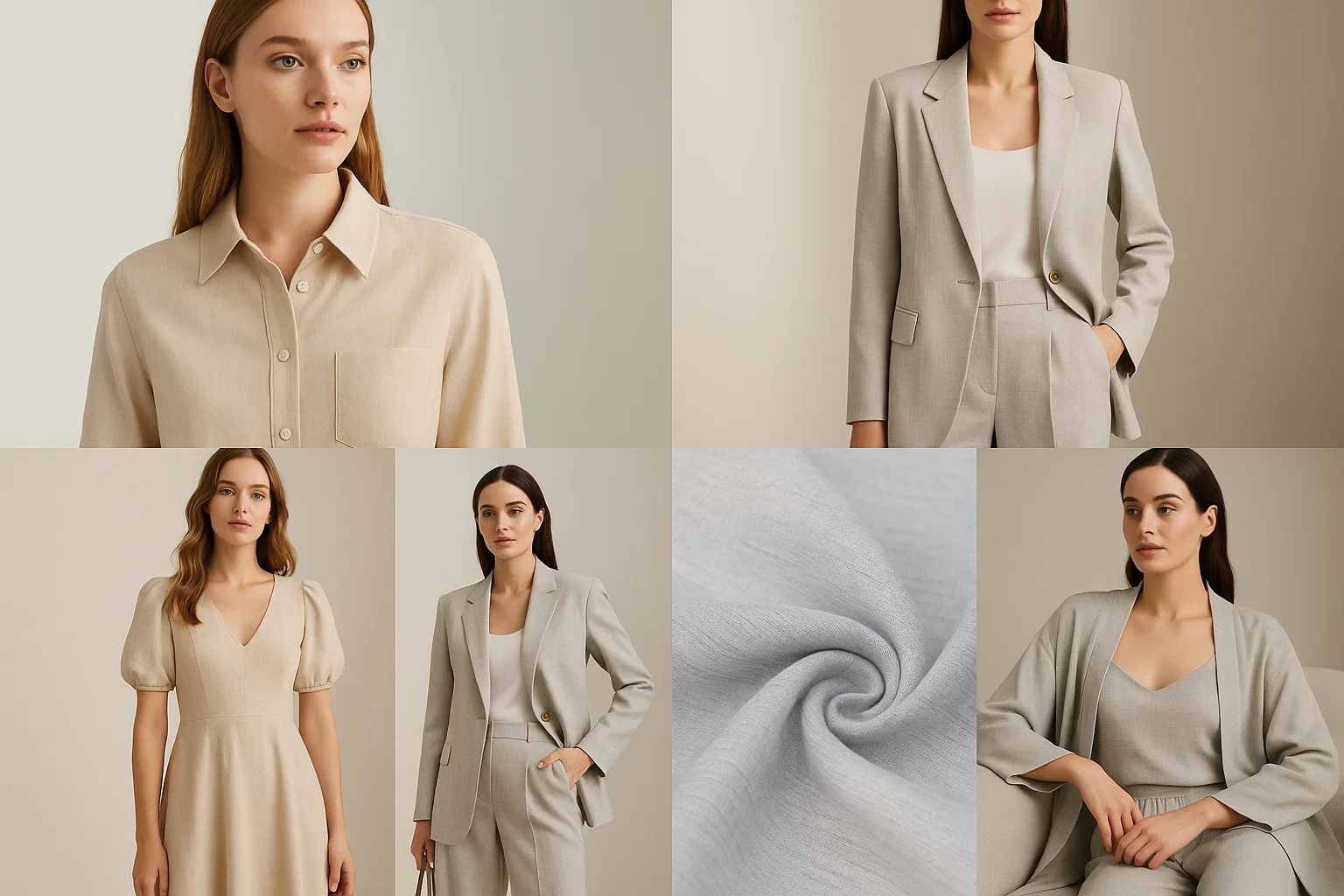 K1427# 108gsm 140cm Silk Cotton Blend Fabric | Lightweight Soft Breathable Textile for Shirts & Dresses | OEM Factory Wholesale 7 k1427