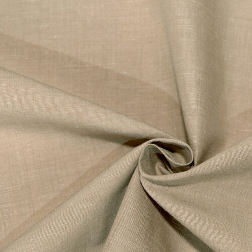 微信图片_20250829114311 K1430# Luxury Linen Cotton Blend Fabric 123gsm 145cm | 8% Linen 92% Cotton | Soft Smooth Yarn Dyed Material with Lasting Color | B2B Apparel Supply