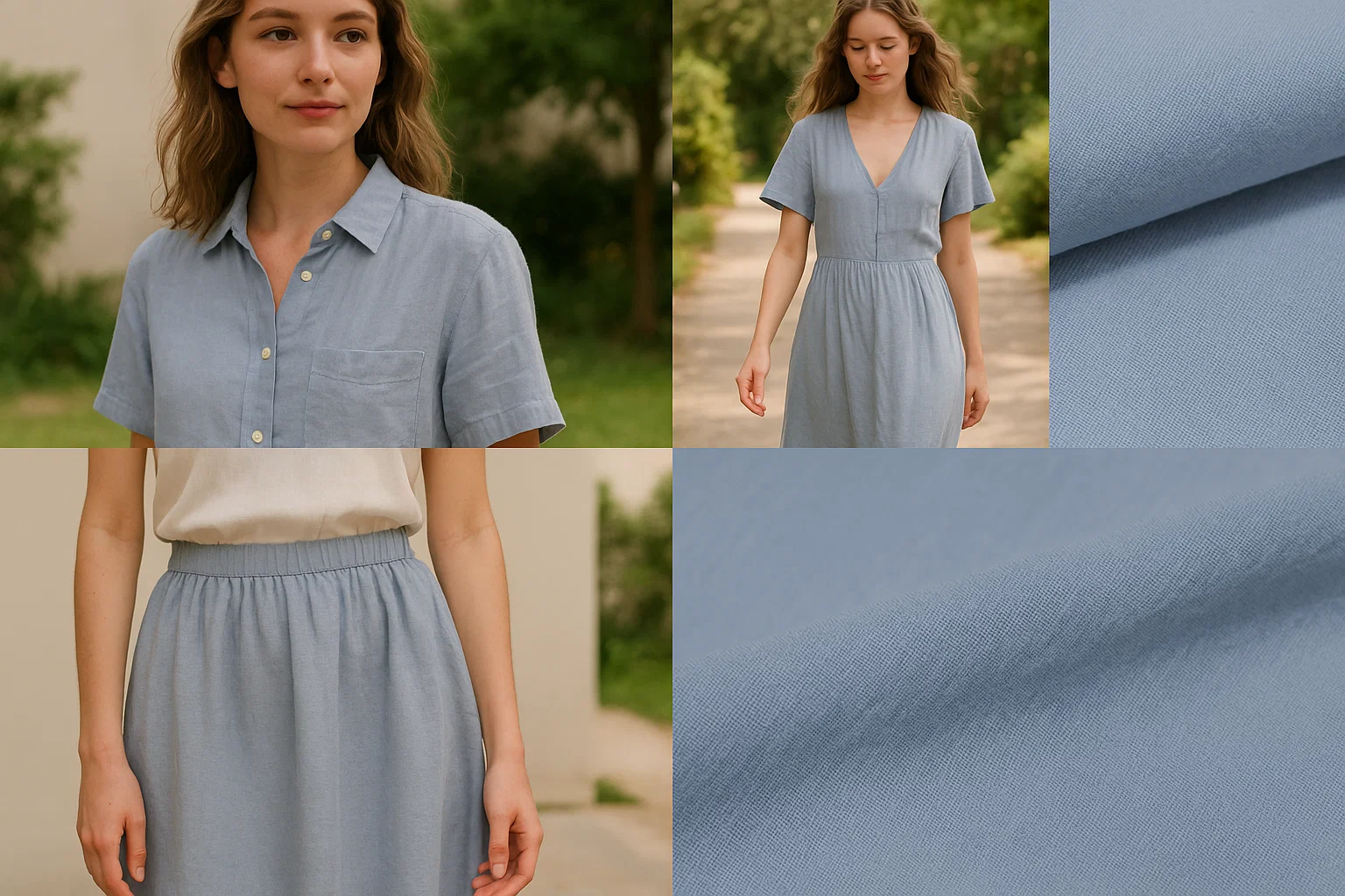 4651# 110gsm 142cm Paper Yarn Tencel Blend Fabric | 27% Paper Yarn 73% Tencel | Lightweight Breathable Textile for Shirts Dresses | OEM Factory Wholesale 8 4651.01