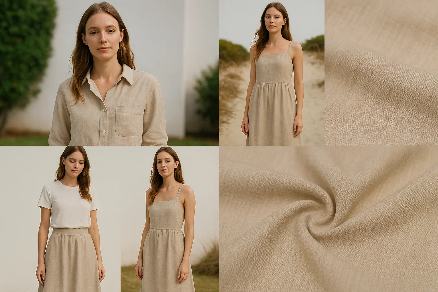 4651# 110gsm 142cm Paper Yarn Tencel Blend Fabric | 27% Paper Yarn 73% Tencel | Lightweight Breathable Textile for Shirts Dresses | OEM Factory Wholesale 7 4651