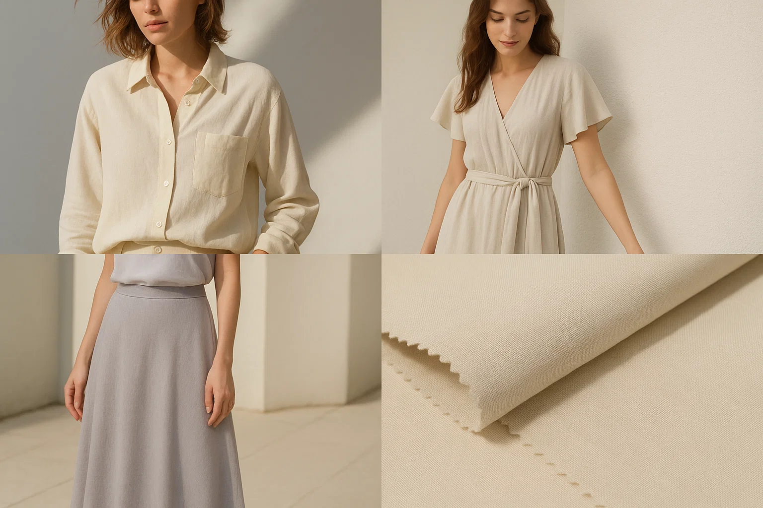 4652# 145gsm 140cm Paper Yarn Tencel Blend Fabric | 22% Paper Yarn 78% Tencel | Breathable Soft Material for Shirts & Dresses | OEM Factory Wholesale 7 4652.01