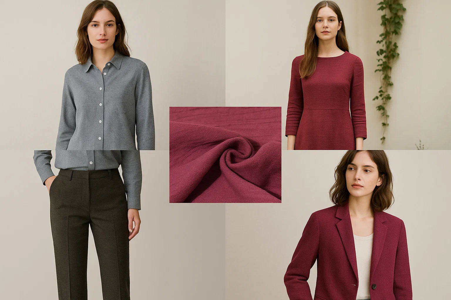 9505# 248gsm 132cm 100% Linen Jacquard Fabric | Heavy Textured Material for Jackets Shirts Dresses | OEM Factory Wholesale 8 9505.01