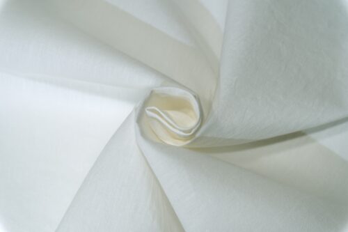 微信图片_20250829121639 K1431# 70gsm 145cm Linen Cotton Blend Fabric | 18% Linen 82% Imported High Count Cotton | Ultra-Light Soft Breathable Textile for Shirts Dresses | OEM Factory Wholesale