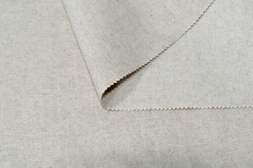 微信图片_20250903183404 K1433# Luxury Linen Cotton Blend Twill Fabric 315gsm 140cm | Natural Texture Soft Yet Structured | Premium Autumn Apparel Textile | B2B Supply