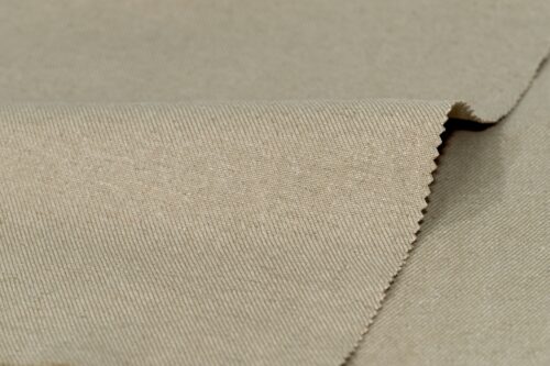 微信图片_20250903183425 K1433# Luxury Linen Cotton Blend Twill Fabric 315gsm 140cm | Natural Texture Soft Yet Structured | Premium Autumn Apparel Textile | B2B Supply