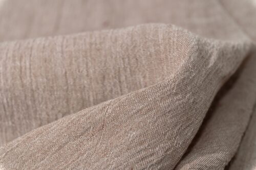 微信图片_20250921172812 5660# 130gsm 120cm Linen Cotton Crepe Fabric | 55% Linen 45% Cotton | Lightweight Textured Material for Shirts Dresses | OEM Factory Wholesale