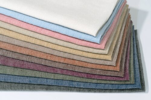 微信图片_20250921173023 5660# 130gsm 120cm Linen Cotton Crepe Fabric | 55% Linen 45% Cotton | Lightweight Textured Material for Shirts Dresses | OEM Factory Wholesale