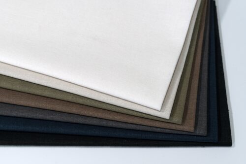 微信图片_20250930110507 9150# 55% Linen 45% Cotton Blend Fabric | 172gsm 145cm | Breathable Lightweight Summer Material for Shirts & Dresses | OEM Factory Wholesale