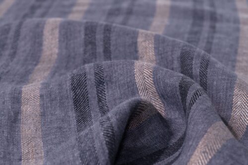 微信图片_20251010132352 9621# 100% Linen Yarn-Dyed Stripe Fabric | 141g/m² 138cm | Soft & Structured for Spring–Summer