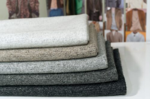 K18007# Japanese Imported Wool Blend Coat Fabric | 66% Wool 24% Nylon 10% Polyester | 125cm | 238g/m² | Soft, Warm, Structured, Durable